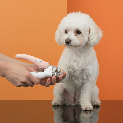 Cortador de Unhas Pet com Luz LED — Tesoura de Grooming para Cães, Gatos e Pequenos Animais