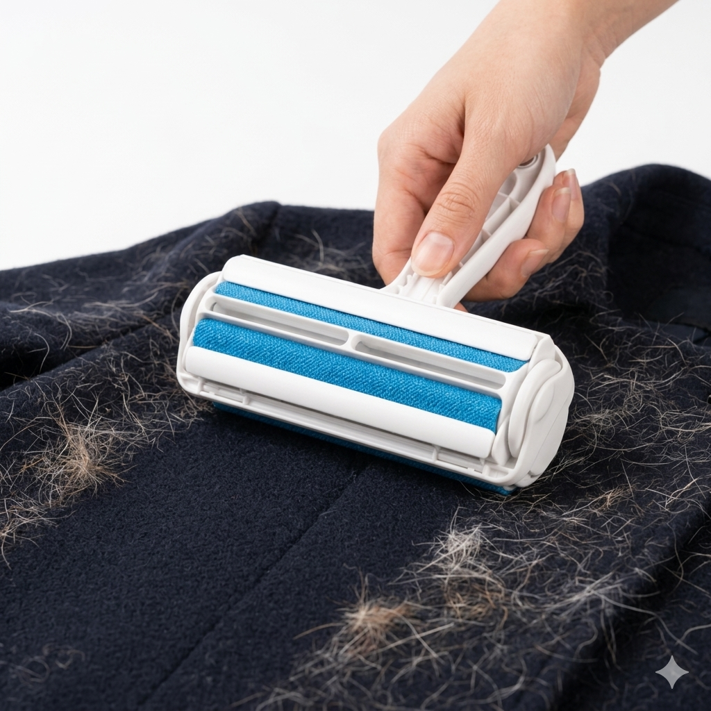 Rolo Removedor de Pelos Reutilizável para Pets