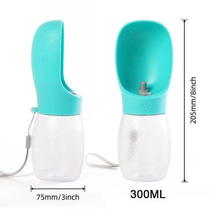 Garrafa de Água Portátil para Pets | Anti-Vazamento para Passeios e Viagens