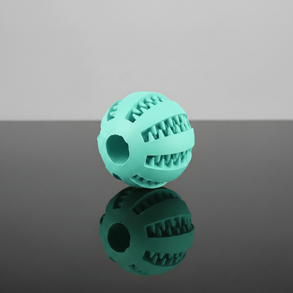 Bola dental verde menta – fotografia comercial