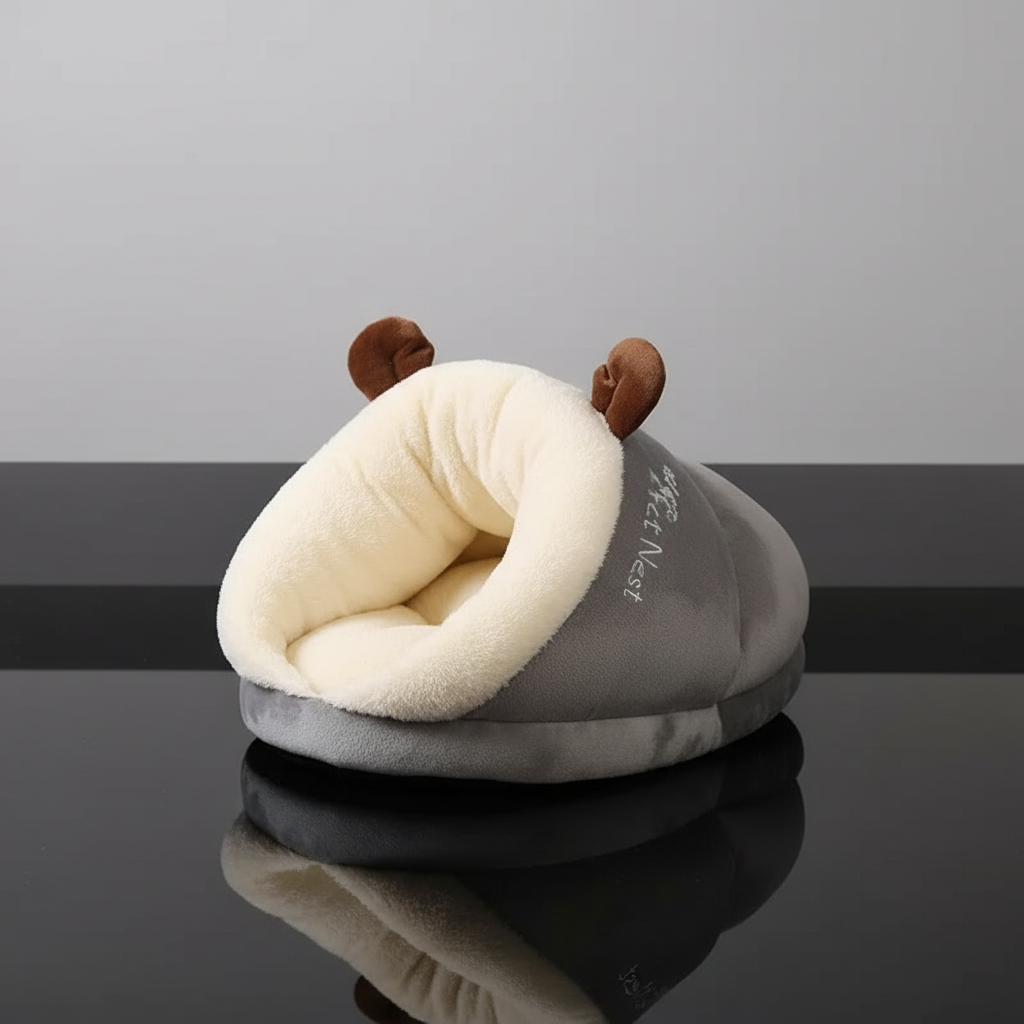 Cama Pet Cinza - Fotografia de Produto