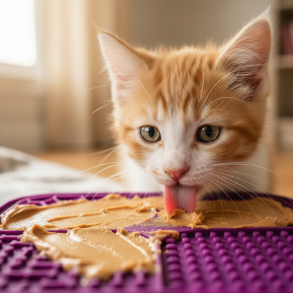 Gatinho com Tapete Roxo - 1:1