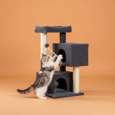Torre Arranhador para gatos de interior, Árvore para gatos de grande porte