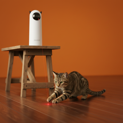 Brinquedo automático para gatos – Laser LED inteligente interativo